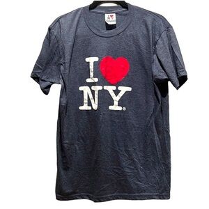 I Heart New York Unisex T Shirt Size Large Dark Gray